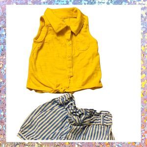 Girl’s Old Navy Shirt / Gap Shorts Set